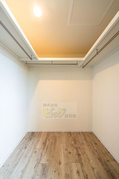 収納　広々ウォークインクローゼット完備しています♪