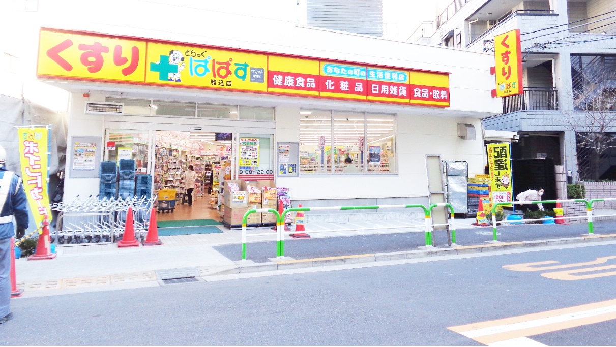 ドラックストア　どらっぐぱぱす東駒形店（ドラッグストア）まで257m