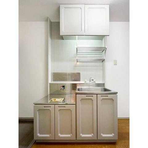 キッチン　ガスコンロ設置可のキッチンです