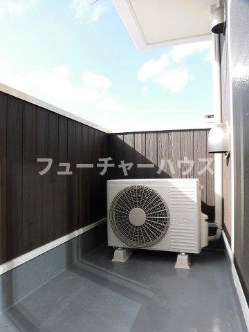 バルコニー　落ち着いた時間を過ごせるバルコニーです