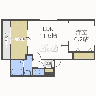 フォルトゥーナの間取り写真