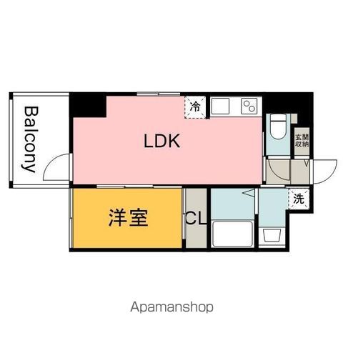 LaSante舟入本町の間取り写真