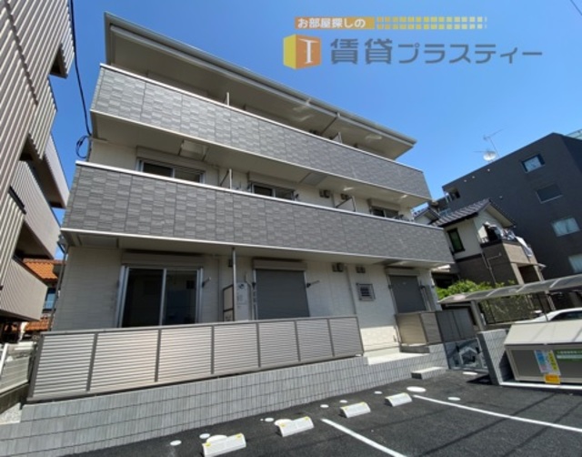 建物外観　シックな外観でお友達に自慢したくなるカッコ良さです。