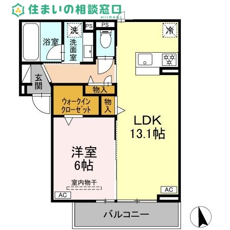 名鉄名古屋本線 岡崎公園前駅 徒歩12分 3階建 新築の間取り写真