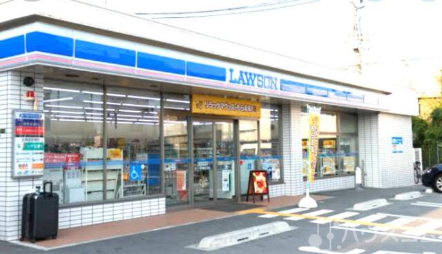 コンビニ　ローソン　東淡路5丁目店（コンビニ）まで400m