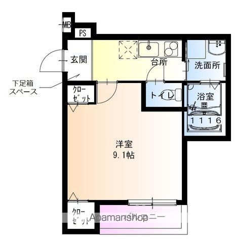 フジパレス千里丘東の間取り写真
