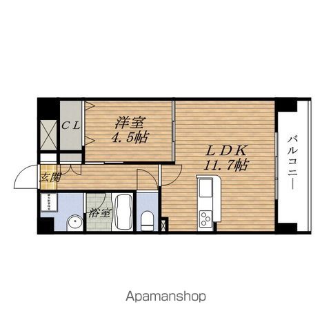 阪急神戸線 神崎川駅 徒歩22分 11階建 築14年の間取り写真
