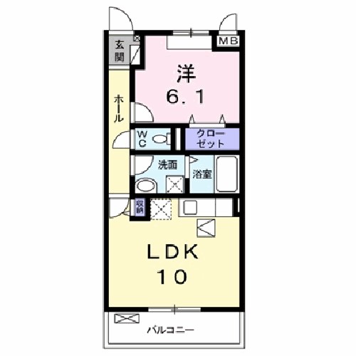 インペリアルライフの間取り写真