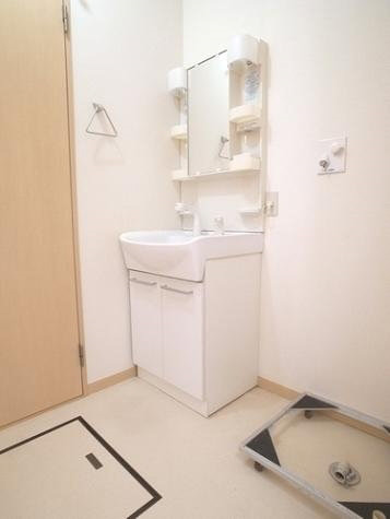 洗面設備　忙しい朝にあると嬉しいシャンプードレッサー完備！