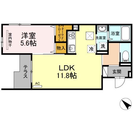 セジュールTOMの間取り写真