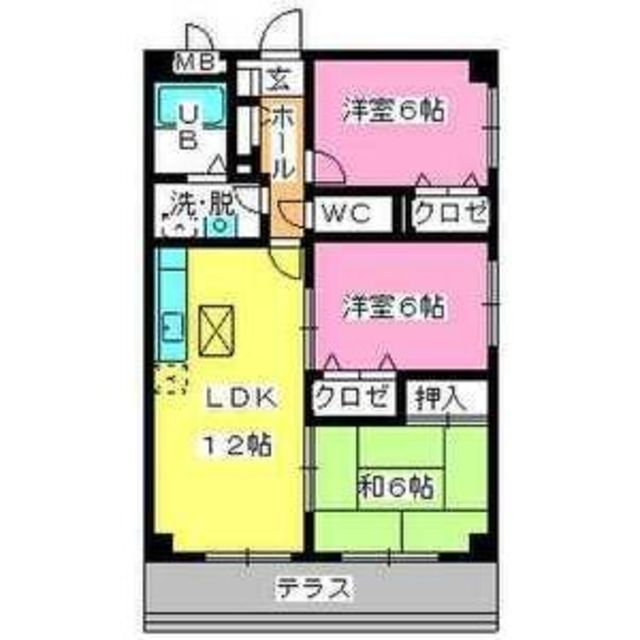 マンテンビューの間取り写真