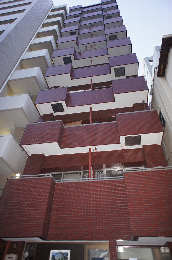 建物外観　1979年竣工　ワコー三田マンション：外観