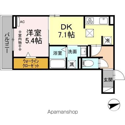 シャルマン並木の間取り写真
