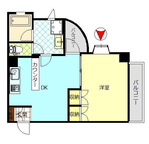 ベイパルク萩中の間取り写真