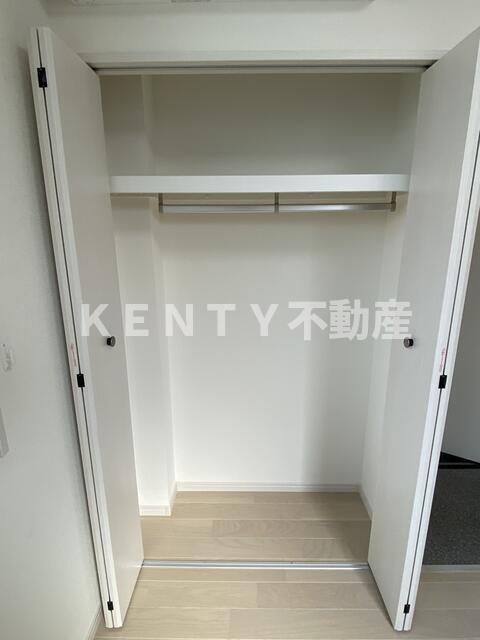 収納　たっぷりとした収納スペースです