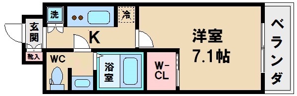 サムティ天王寺EASTの間取り写真