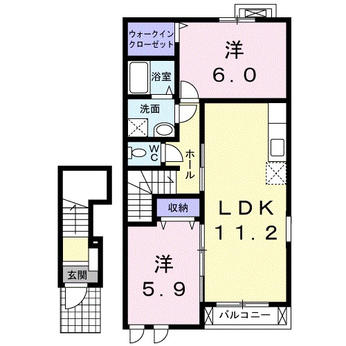 K・M hillの間取り写真