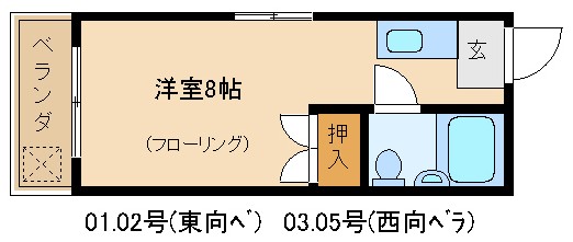 アントレー嵯峨野の間取り写真