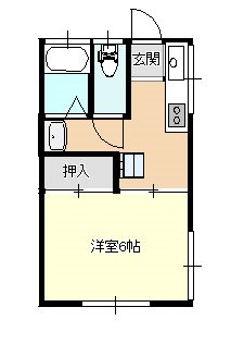 稲敷郡阿見町中央のアパートの間取り