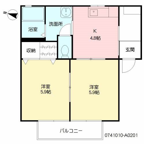 コーポ　エディの間取り