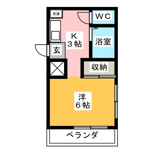 メゾンドールIIの間取り