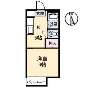 シティーＭの間取り