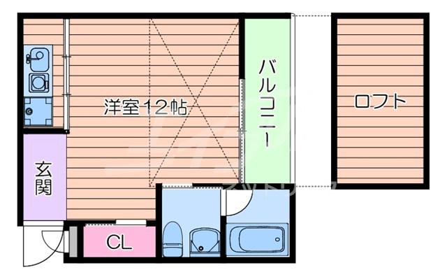 アヴェニール千里丘の間取り