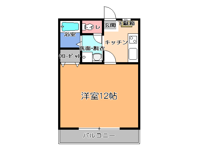 コンフォルトＢ_間取り_0