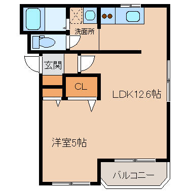 ビラ速星の間取り