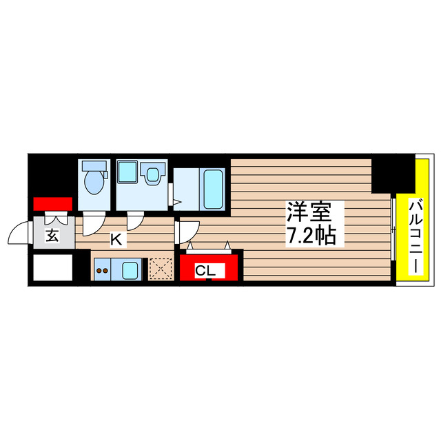 S-RESIDENCE丸の内駅前Northの間取り