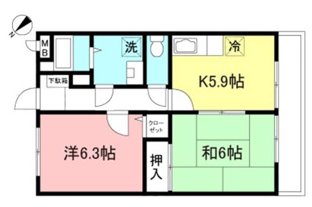 サニーフォレストの間取り