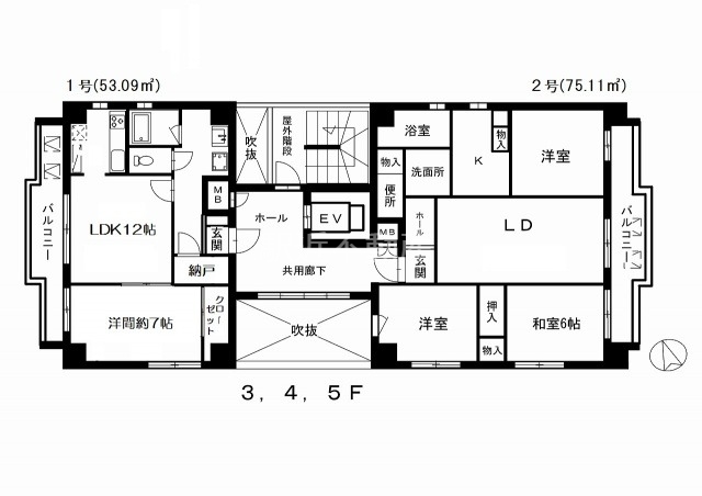 リオプラザ上幟の間取り