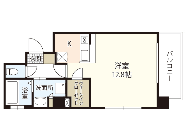 ぽぽろ比治山の間取り