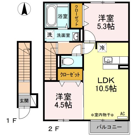 フレーズメゾンの間取り