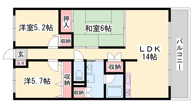 シルトクレーテ青山の間取り