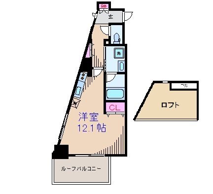 スタイリオ元住吉の間取り