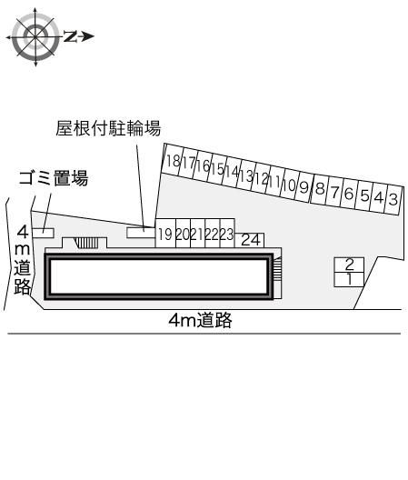 【レオパレス琴ヶ原の駐車場】