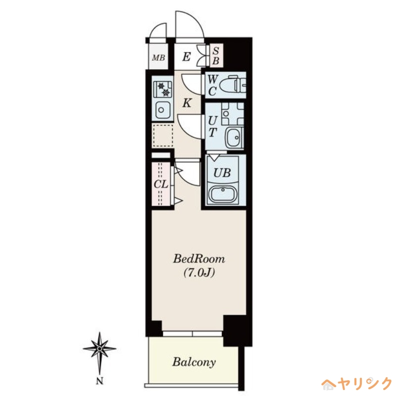 S-RESIDENCE名駅NorthIIの間取り