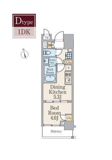 【クレストコート町屋の間取り】