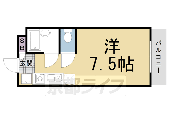 シティーハウスＭＡＲＳＡの間取り