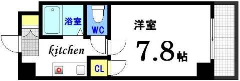 広島市西区横川町のマンションの間取り