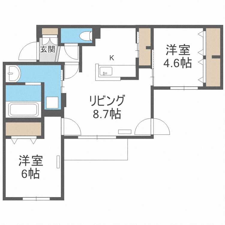 Ｍｅｓｉｇ　Ｇｒｅｅｎの間取り