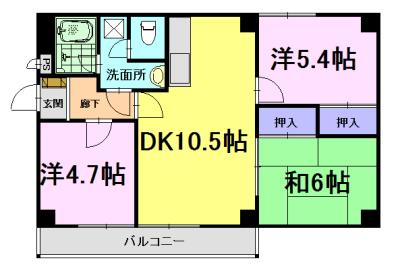 ピュア光マンションの間取り