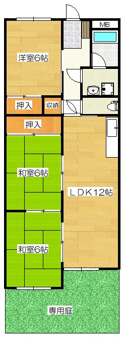 シャトレ針摺の間取り