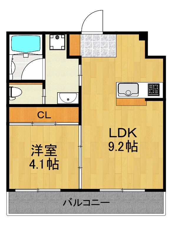 横浜市港北区高田東のマンションの間取り