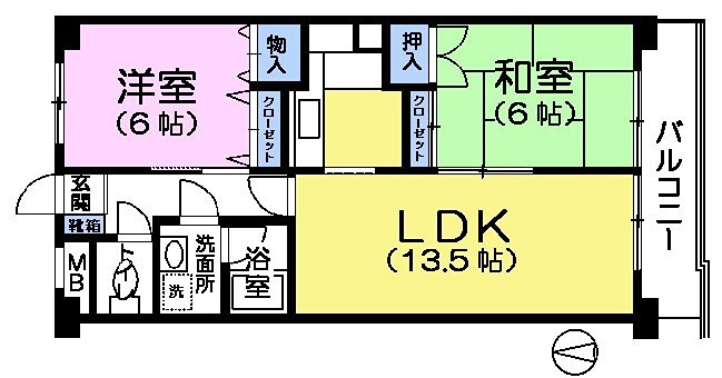 【カーサファミリアの間取り】