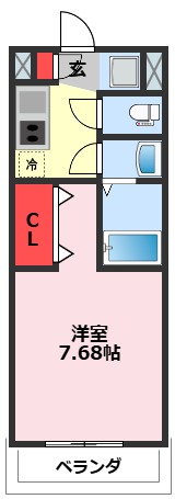 ジーメゾン西柏台の間取り