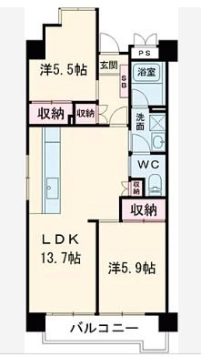 大手町ビルの間取り