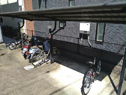 その他共有部分　駐輪場　原付＆自転車のみ駐輪可能