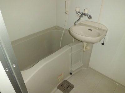 バス・シャワールーム　洗面台付バスルーム。